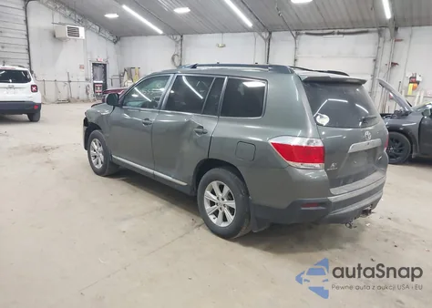 2013 Toyota Highlander Se V6 from USA, damaged, VIN 5TDBK3EH4DS268457